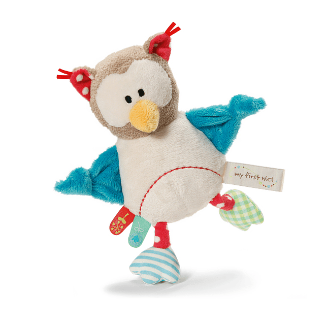 Owl Plush with Rattle