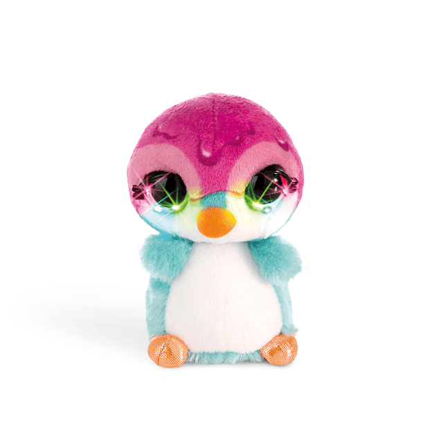Deezy Penguin "Crazy", peluche de 12 cm