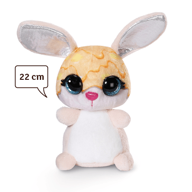 Conejo "Helado de Mango", Peluche 22cm