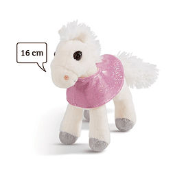 Caballo Mustang Blanco, Peluche 16cm