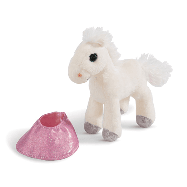 Cavalo Mustang Branco, Peluche de 16cm