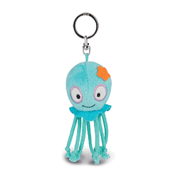 Curly Octopus Key Chain, 10cm