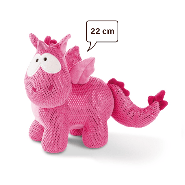 Peluche Unicórnio-Dragão Rubi de la Rosa, 22cm