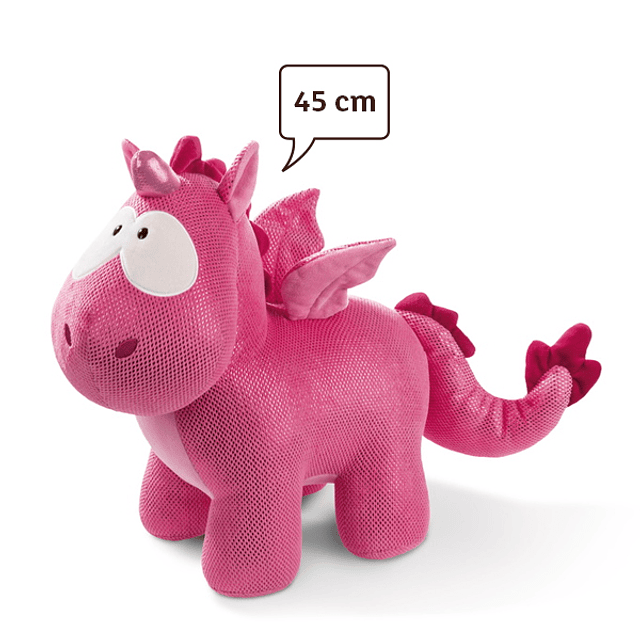 Plush Unicorn-Dragon Ruby de la Rosa, 45cm