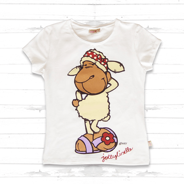 T-Shirt Jolly Liselle Branca