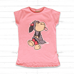 T-Shirt Criança Rosa Jolly Lucy