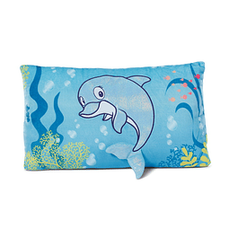 Del-Finchen Dolphin Rectangular Cushion