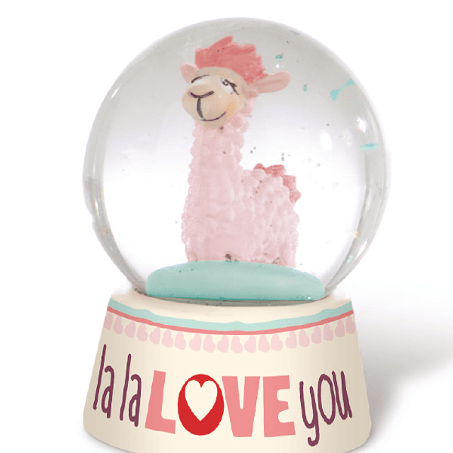 La-La-Lama-Love Water Globe