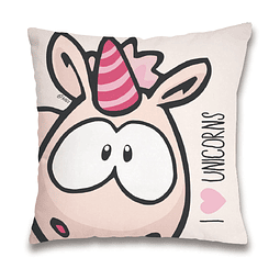 ALMOHADAS - "I ❤ Unicornios"