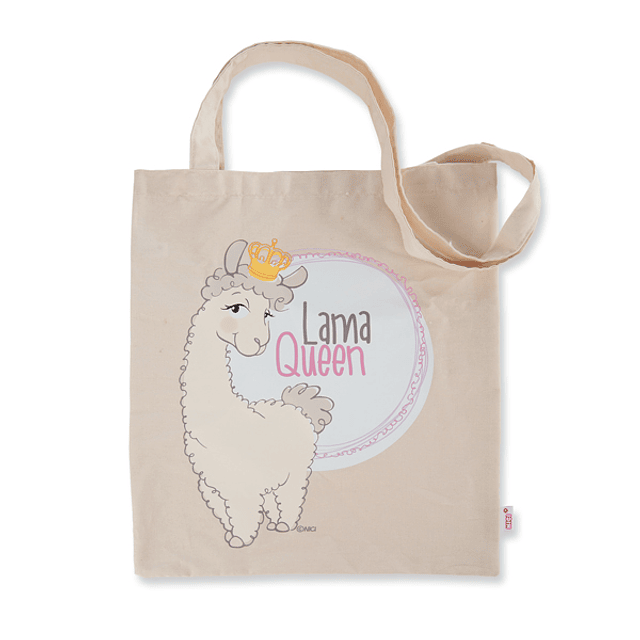 Dalia Lama Shopping Bag, "Lama Queen"