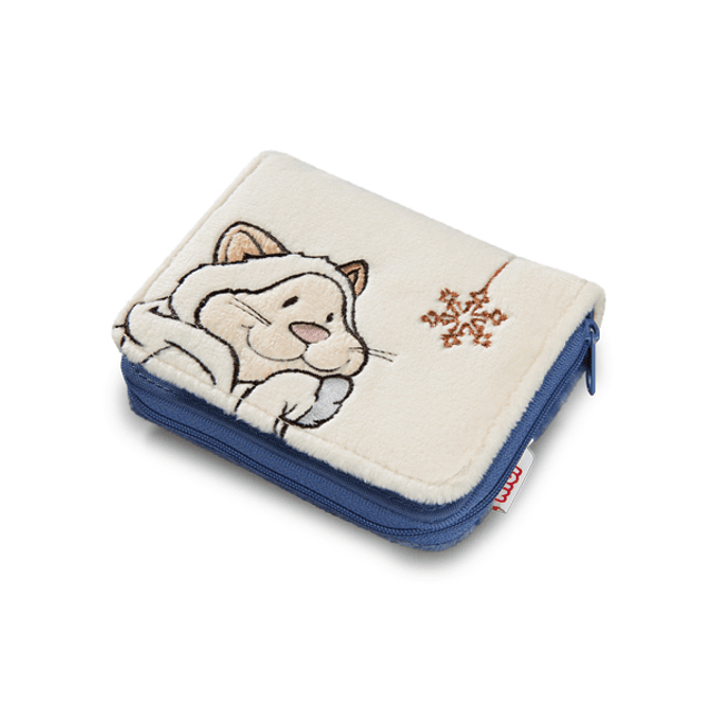Carteira Snowcats em peluche