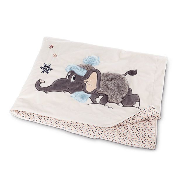 Amadou Elephant Plush Blanket