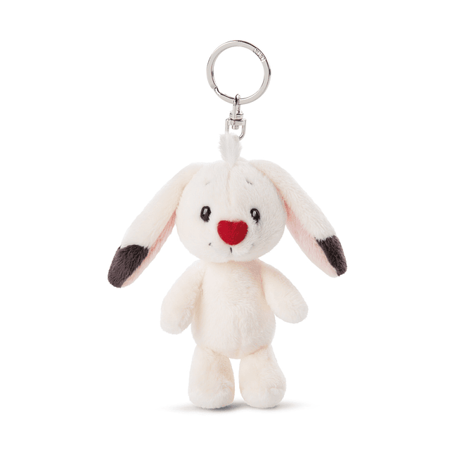 Rabbit with Heart Keychain