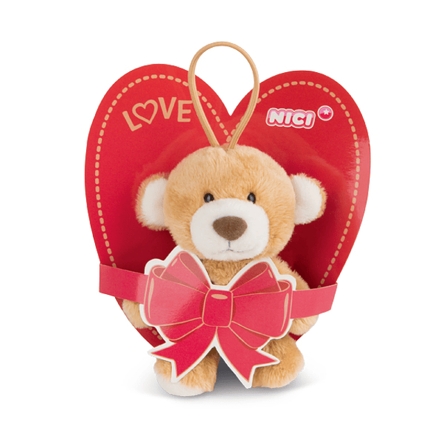 Peluche Love Bear c/fio, 10cm