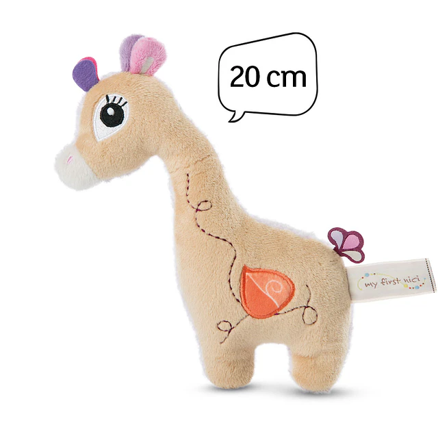NICI Peluche Giraffa Sasuma 20 Cm – Morbido, 3D, Per Neonati E Bambini, Collezione My First