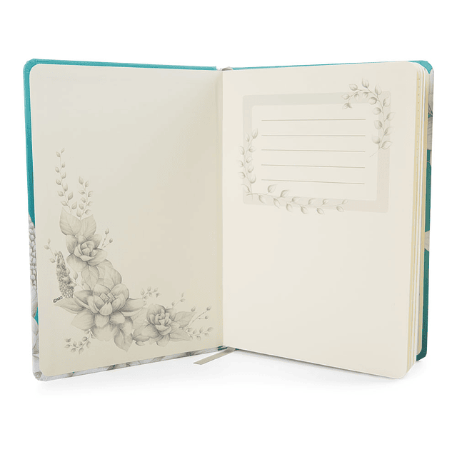 Hardcover Notepad, Cat Meowlina