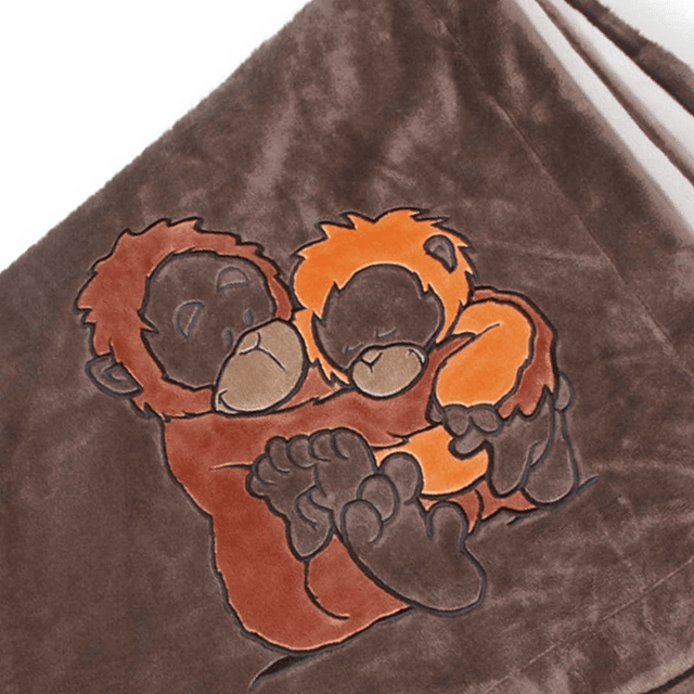 Orangutan Plush Blanket