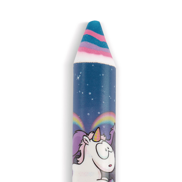 Unicorn pen-shaped eraser