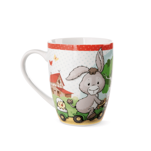 Caneca Burro Donkeylee, porcelana,310ml