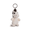 Porta-chaves de peluche c/LED cavalo white 9cm