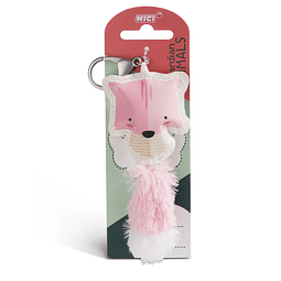 GUARDIAN ANIMALS-Porta-chaves c/gancho,12cm, Gato rosa