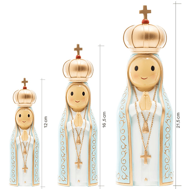 Nossa Senhora de Fátima, 16,5cm (média)