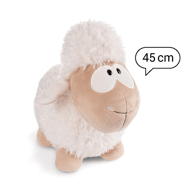 Peluche Ovelha Branca, 45cm