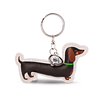 Porta-chaves c/header, 8cm, Cão Basset