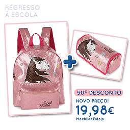 Regresso à Escola_ Pack 12 (Mochila Soulmates  43219+ Estojo Soulmates 43221)