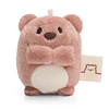 Mymochi Hello Edition, Urso Nomo castanho, 5cm c/ header