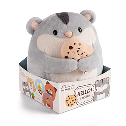 Mymochi Hello Edition, Hamster Chai 16cm, c/bolacha em caixa