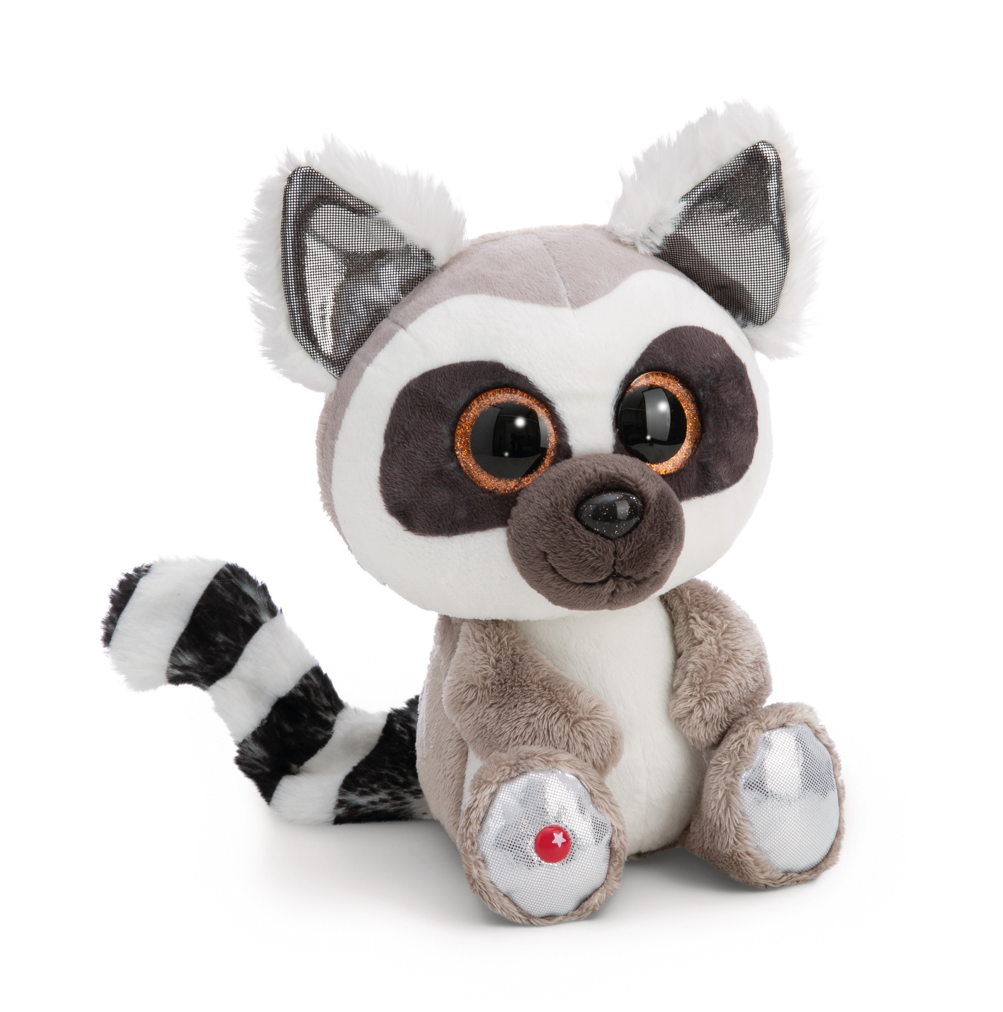 Peluche - Nici - Glubschis hibou junior - 15 cm - Blanc/Rose - Pour enfants à partir de 4 ans