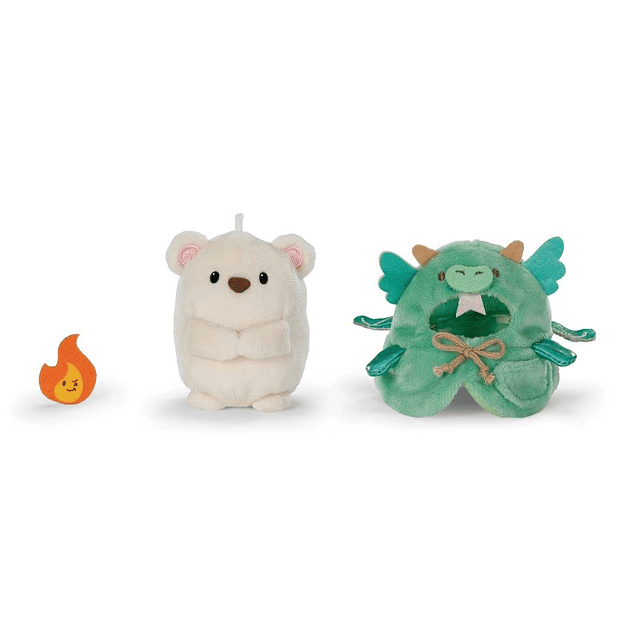 Mymochi Fairy | Urso Polar Snono, c/fantasia de dragão