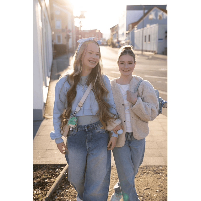 Mymochi Loopies | Coelho Pibu deitado, 5cm c/ header