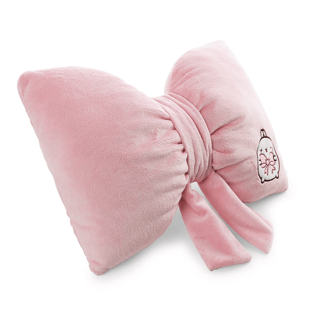 MOLANG I-2026- Almofada Molang laço em peluche,40X28cm