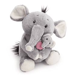 Little & Me | Peluche Elefante 20cm, c/bebé de 6cm