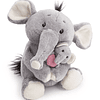 Little & Me | Peluche Elefante 20cm, c/bebé de 6cm