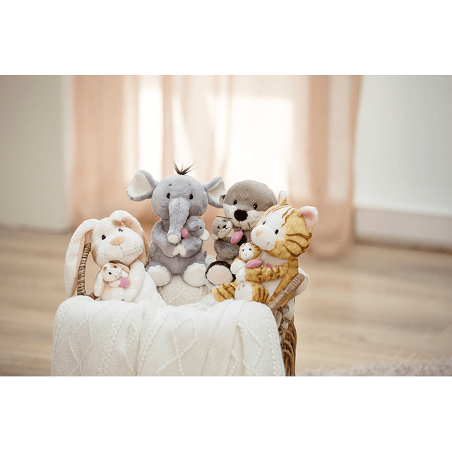 Little & Me | Peluche Coelho 20cm, c/bebé de 6cm