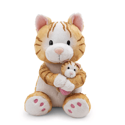 Little & Me | Peluche Gato 20cm, c/bebé de 6cm