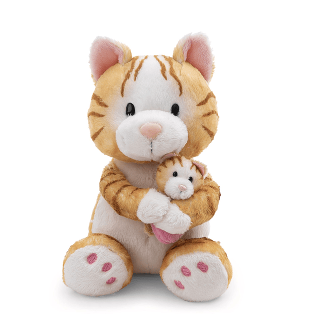 Little & Me | Peluche Gato 20cm, c/bebé de 6cm