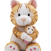 Little & Me | Peluche Gato 20cm, c/bebé de 6cm