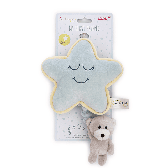 My First Friend | Estrela c/caixa música e Finni 9cm+header