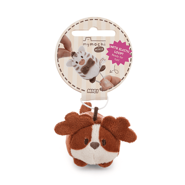 Mymochi Spring | Cão Brushy, 5cm c/ header