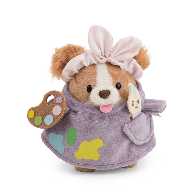 Mymochi Hobby | Cão Brushy,c/ fato de pintor