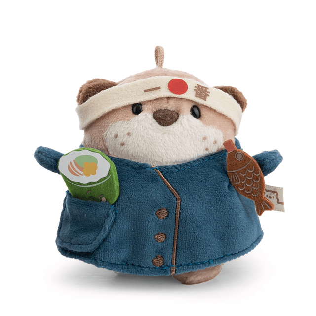 Mymochi Hobby | Lontra Jiro,c/ fato de chefe de sushi