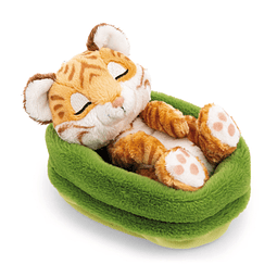 Sleeping Pets Wild Cat | Tigre em cesto, 12cm
