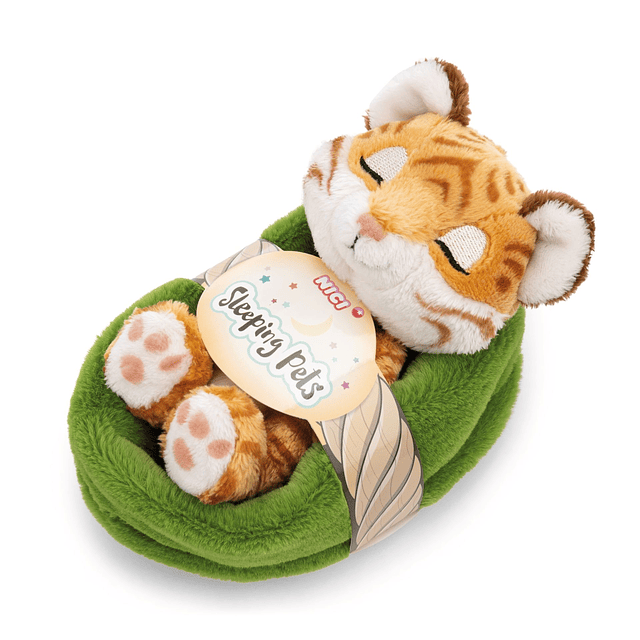 Sleeping Pets Wild Cat | Tigre em cesto, 12cm