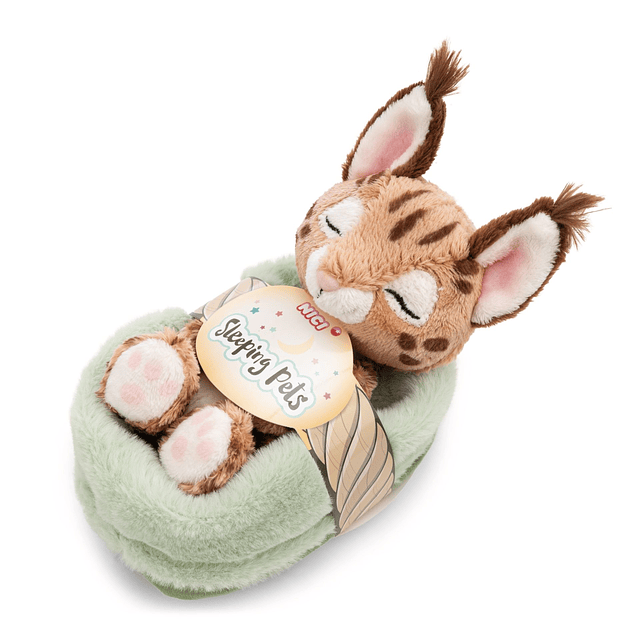 Sleeping Pets Wild Cat | Tigre em cesto, 12cm