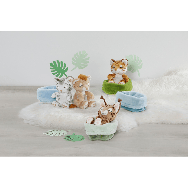 Sleeping Pets Wild Cat | Lince-do-deserto em cesto, 12cm