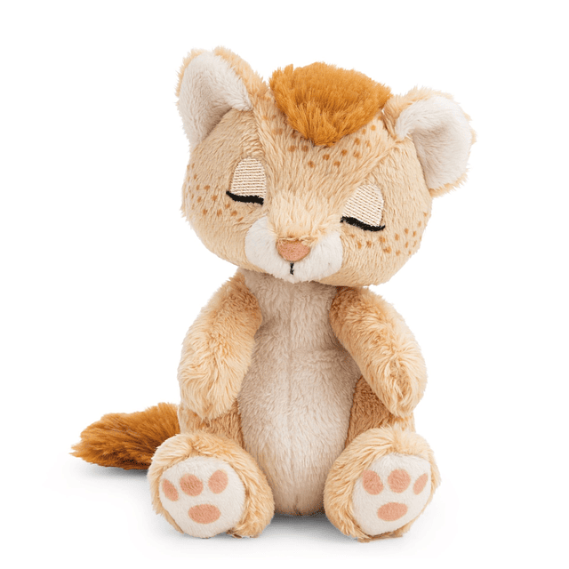 Sleeping Pets Wild Cat | Leopardo-das-neves, em cesto,12cm
